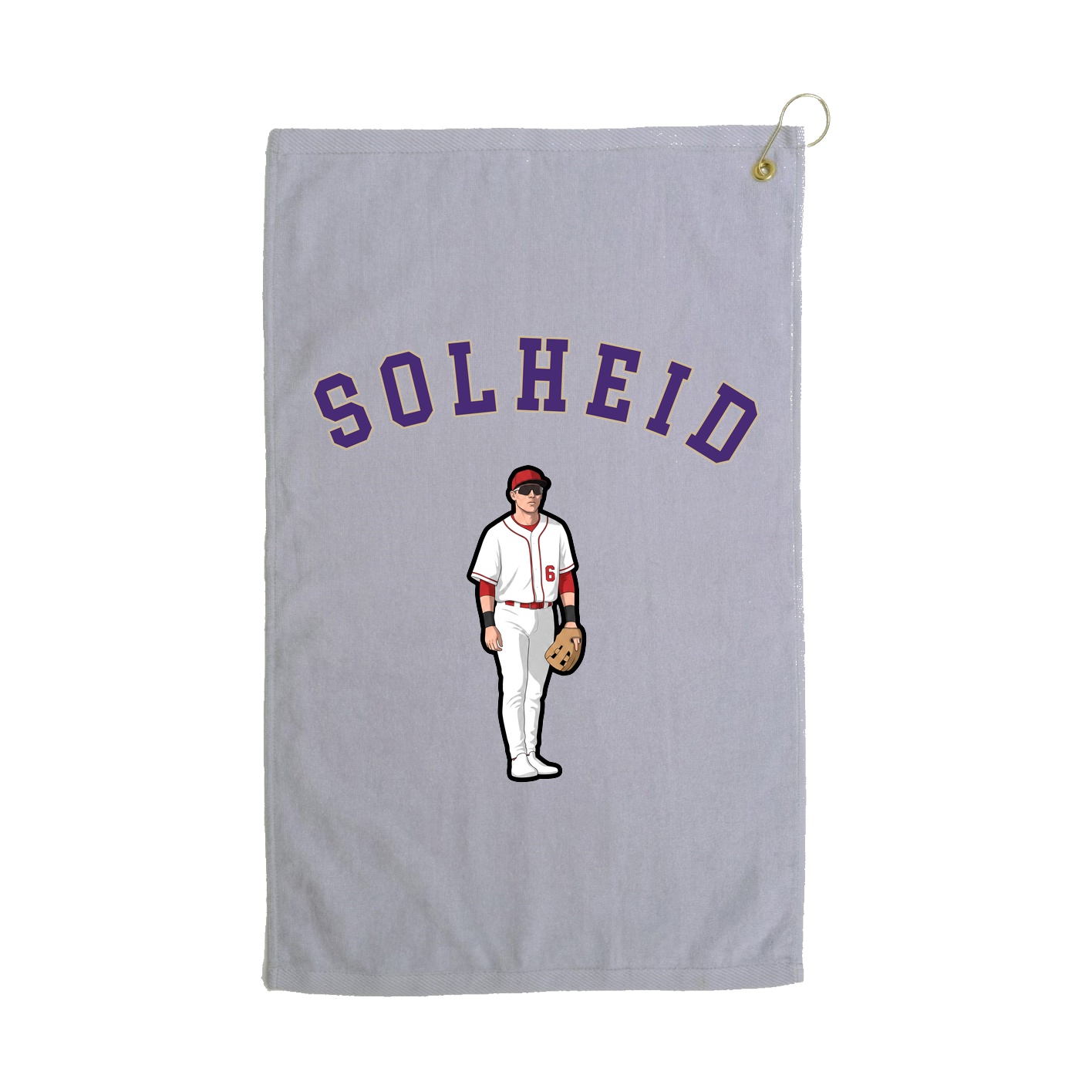 Golf Towel — Shirsey Arch in Grey