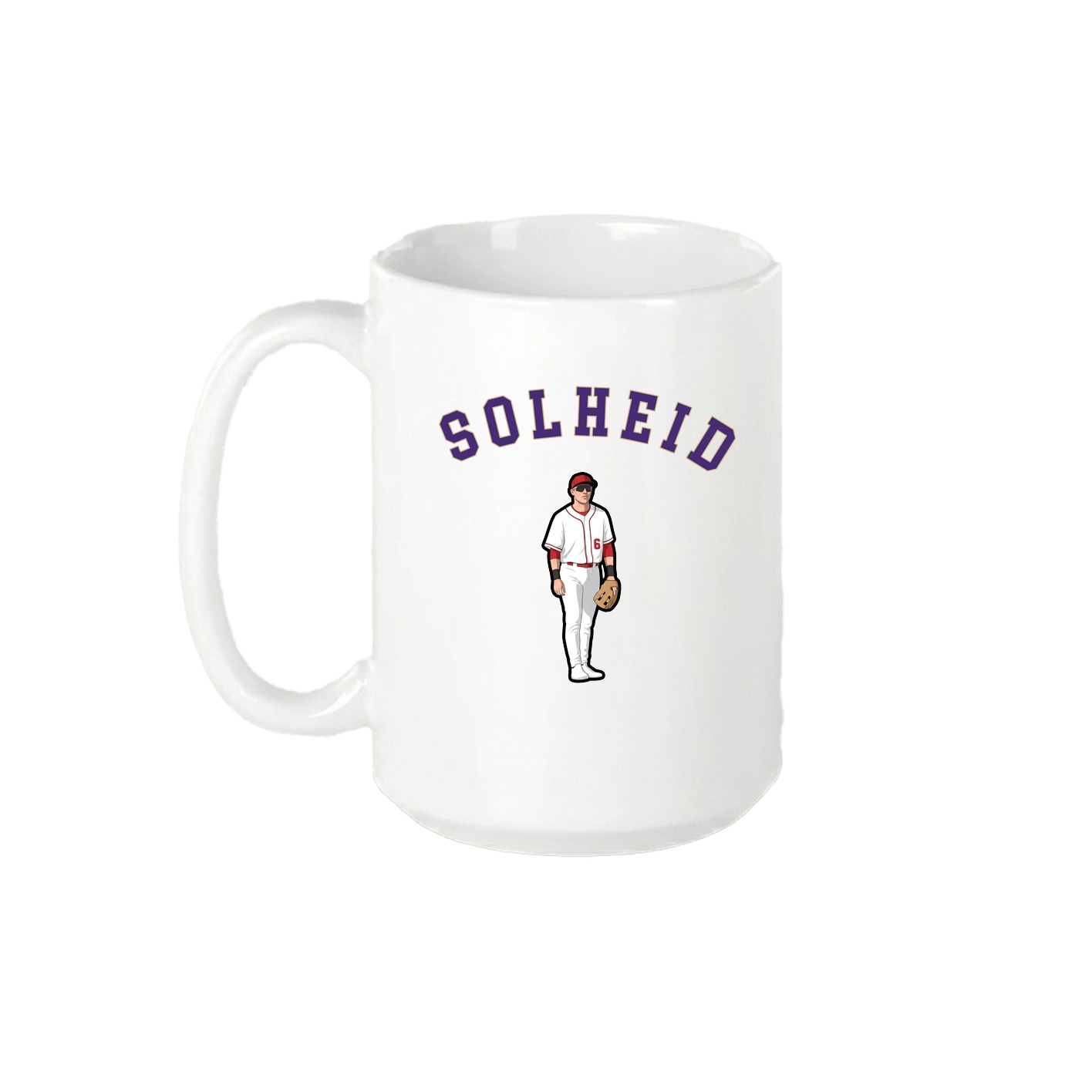 15oz Coffee Mug — Shirsey Arch in White