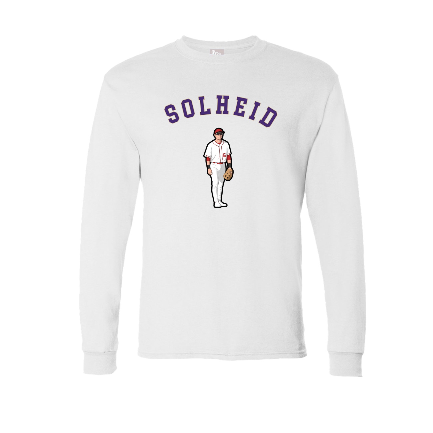 Long Sleeve Tee — Shirsey Arch in White