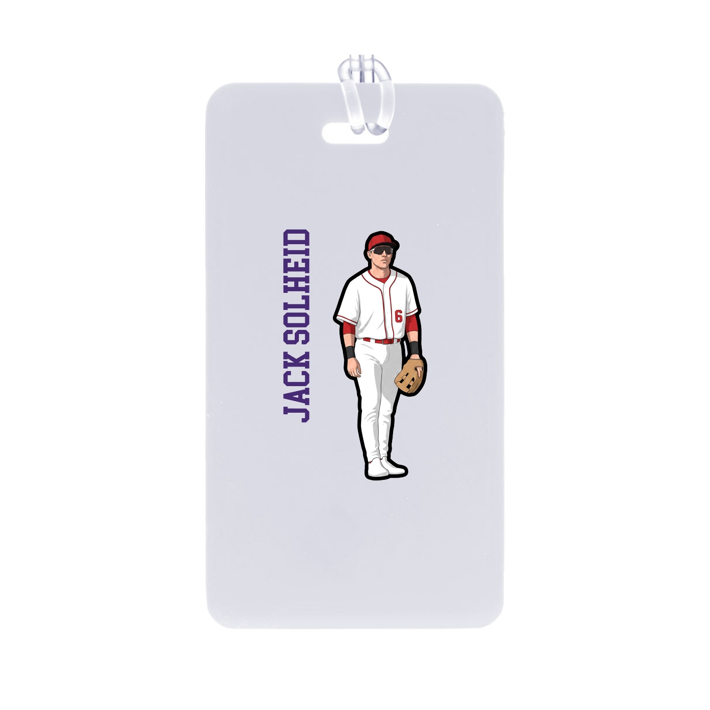 Bag Tag — Name Vertical in Classic