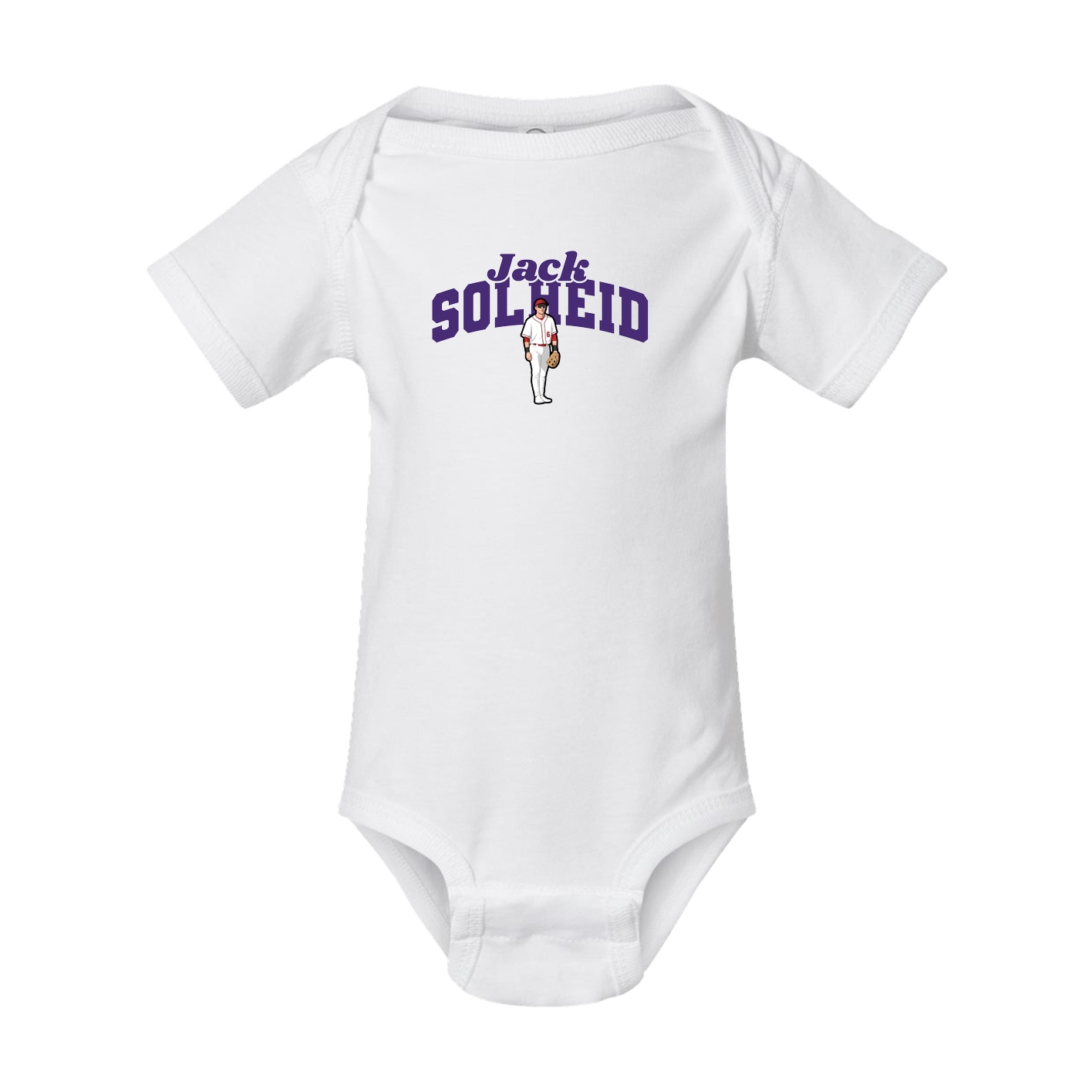 Baby Onesie — Signature Arch in White
