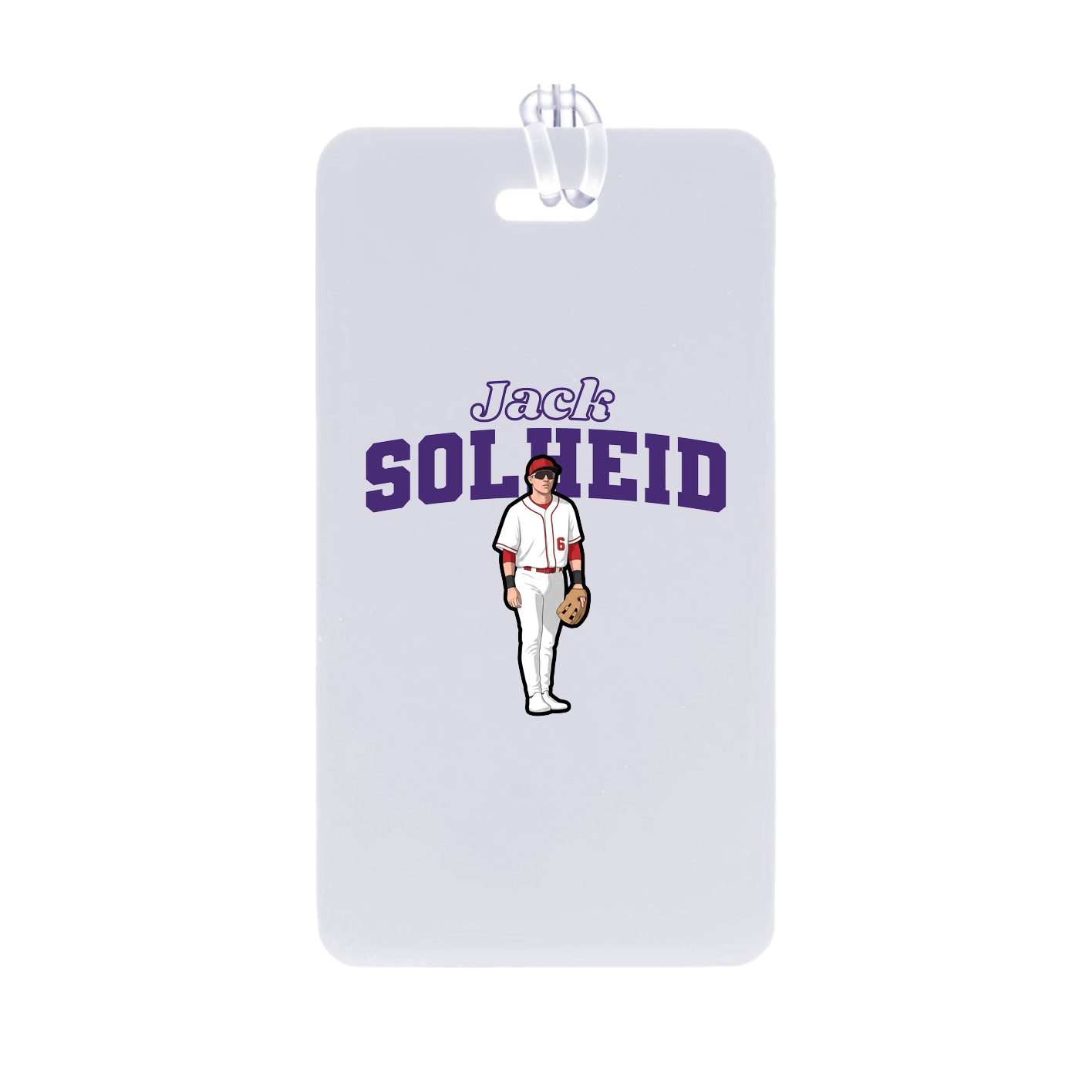 Bag Tag — Name Arch in Classic