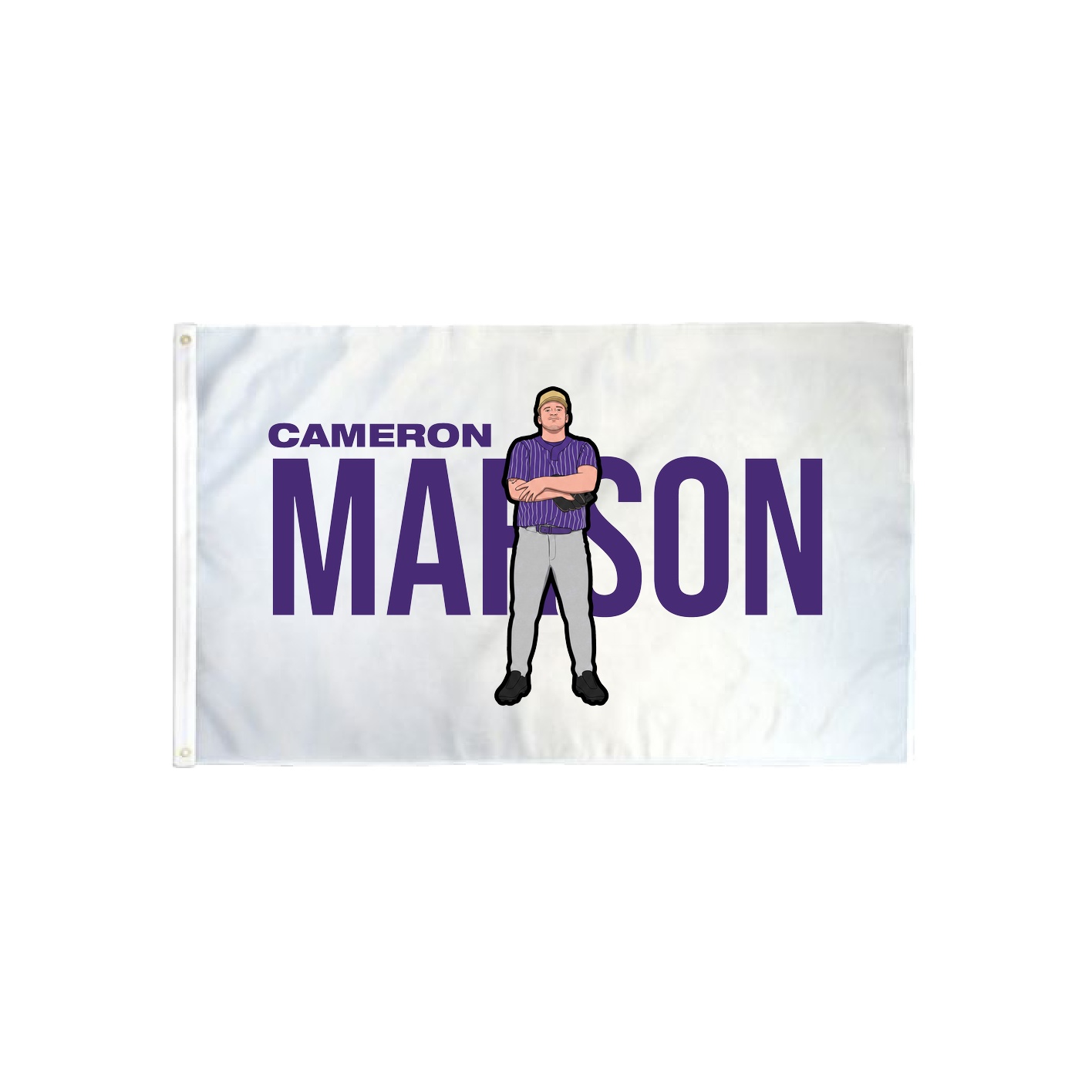 3x5 Flag — Player Name in Classic