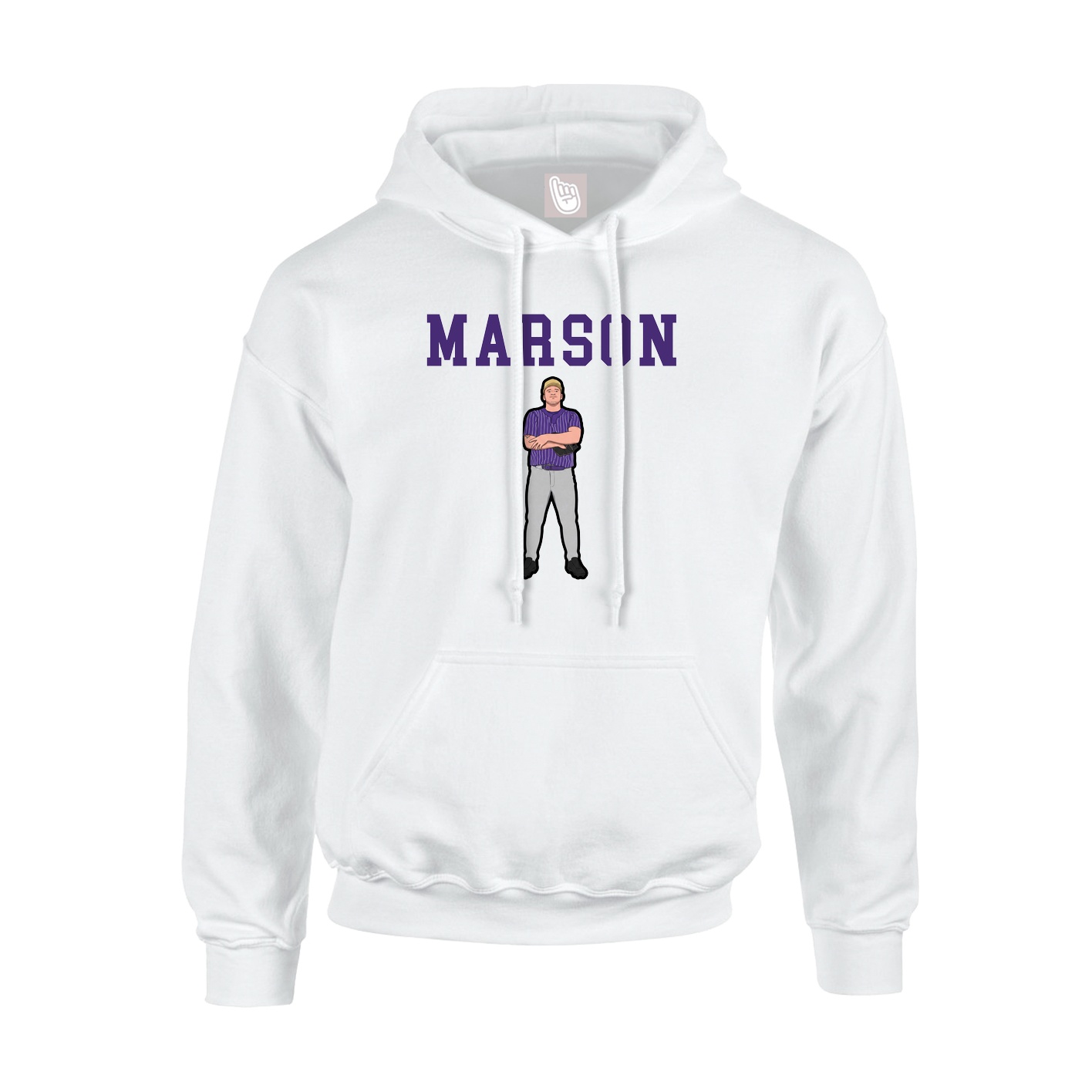 Youth Hoodie — Shirsey in White