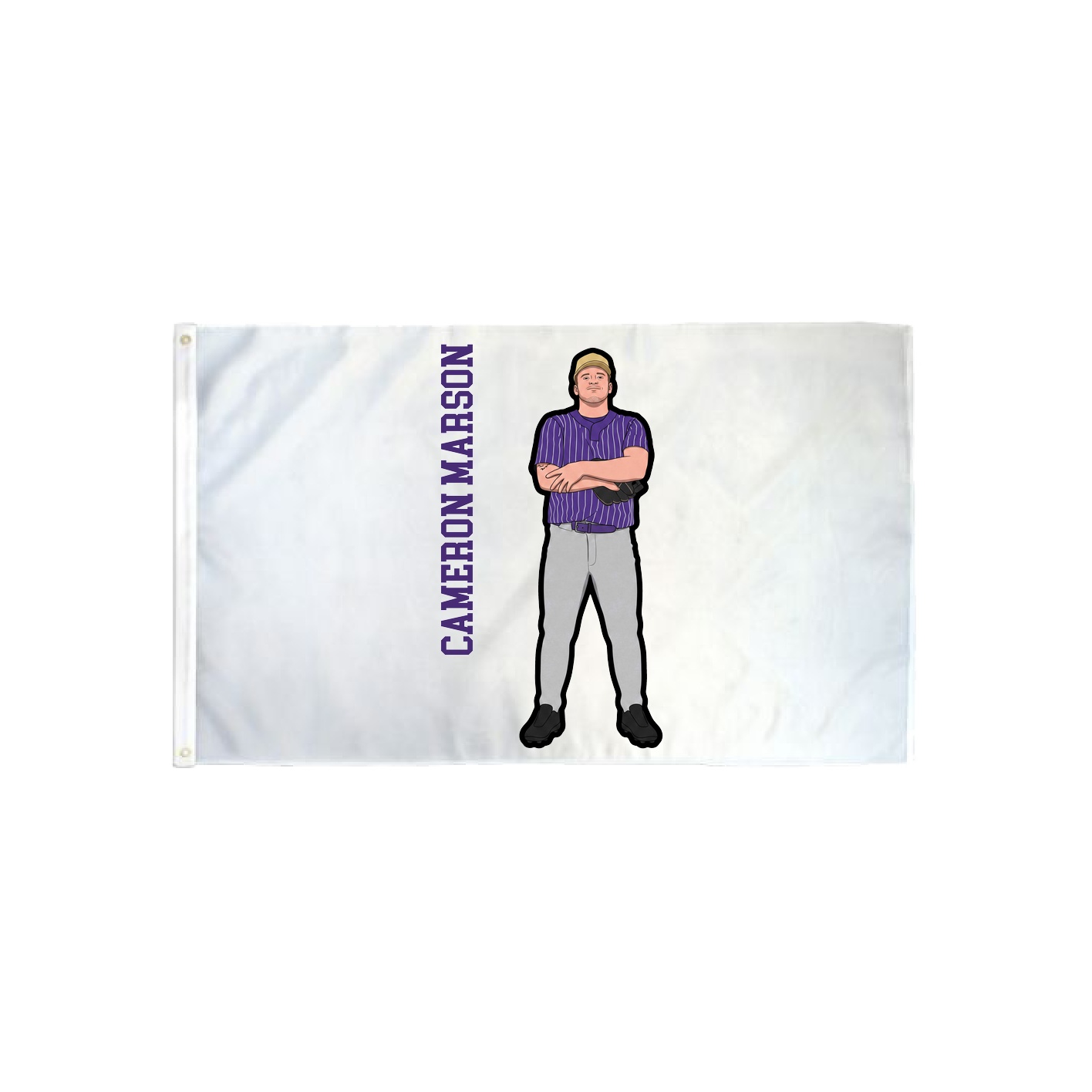 3x5 Flag — Name Vertical in Classic