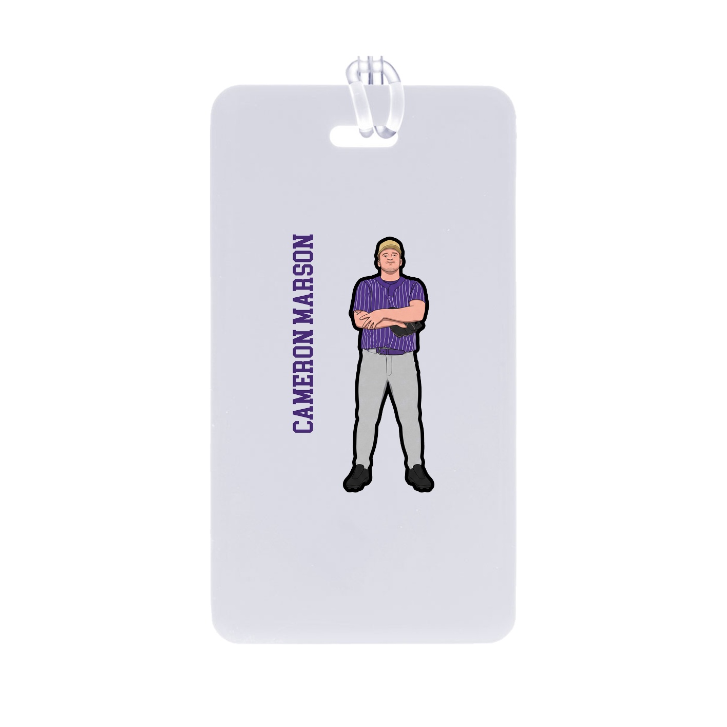 Bag Tag — Name Vertical in Classic