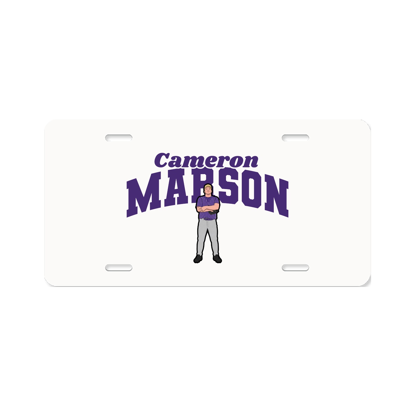License Plate — Signature Arch in Classic