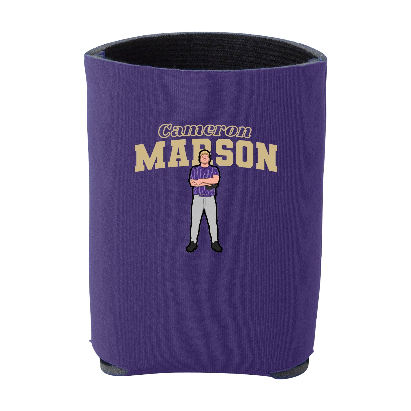 Can Holder — Name Arch in Purple
