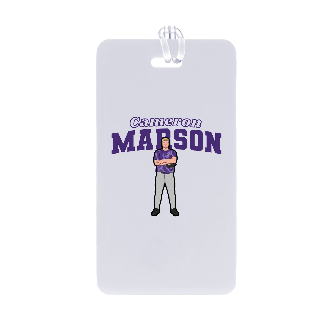 Bag Tag — Name Arch in Classic