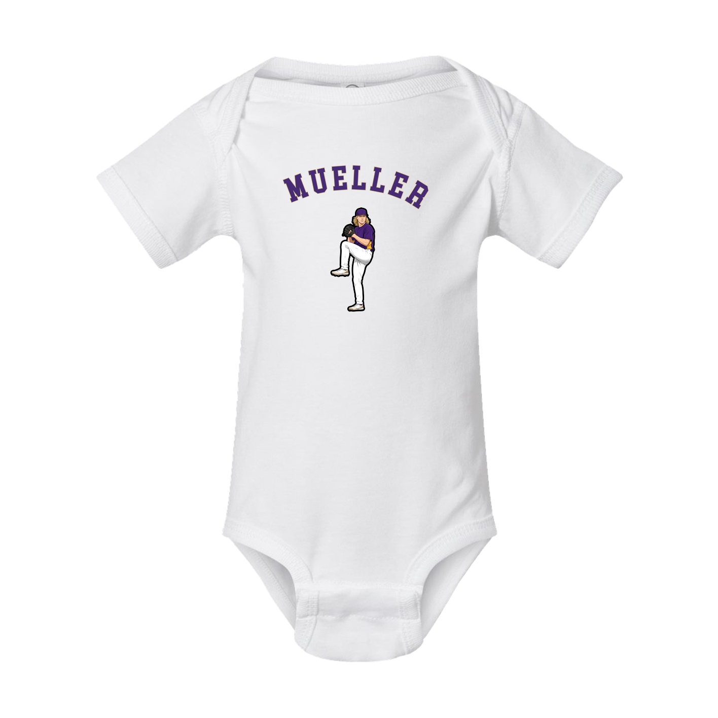 Baby Onesie — Shirsey Arch in White