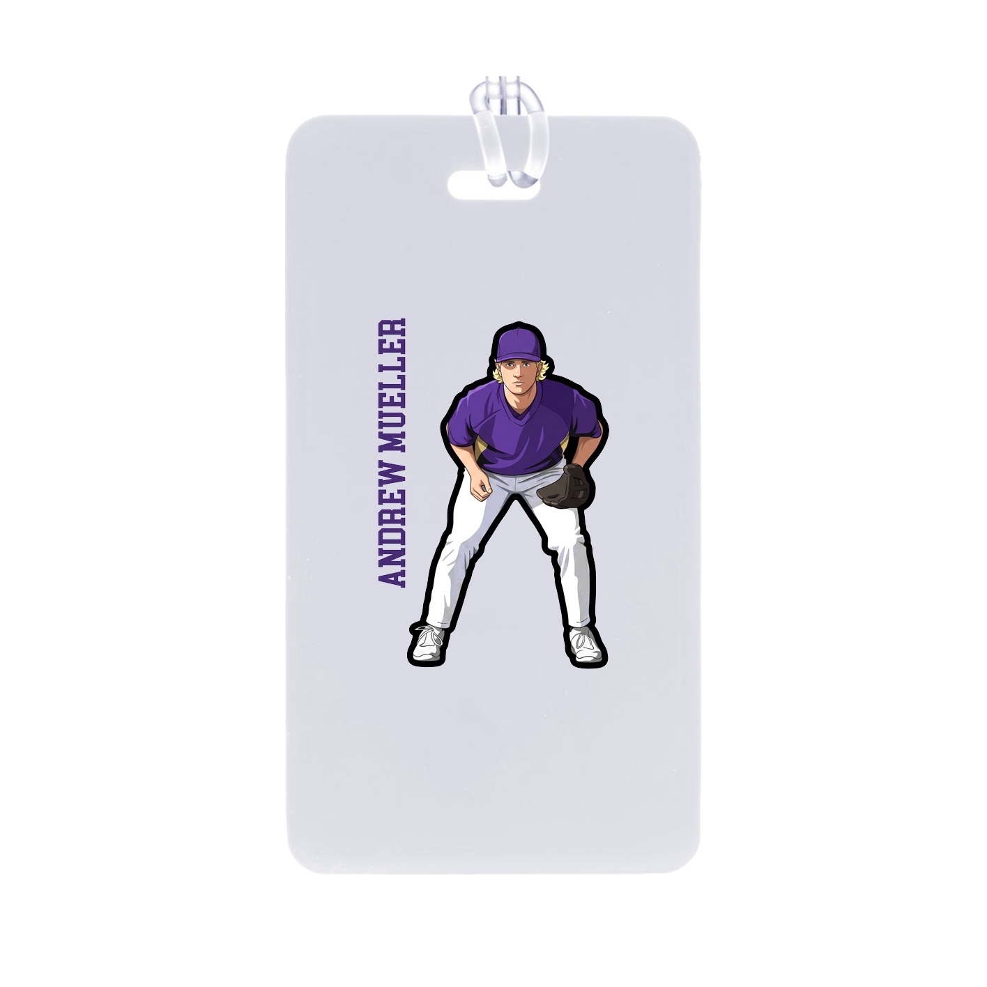 Bag Tag — Name Vertical in Classic