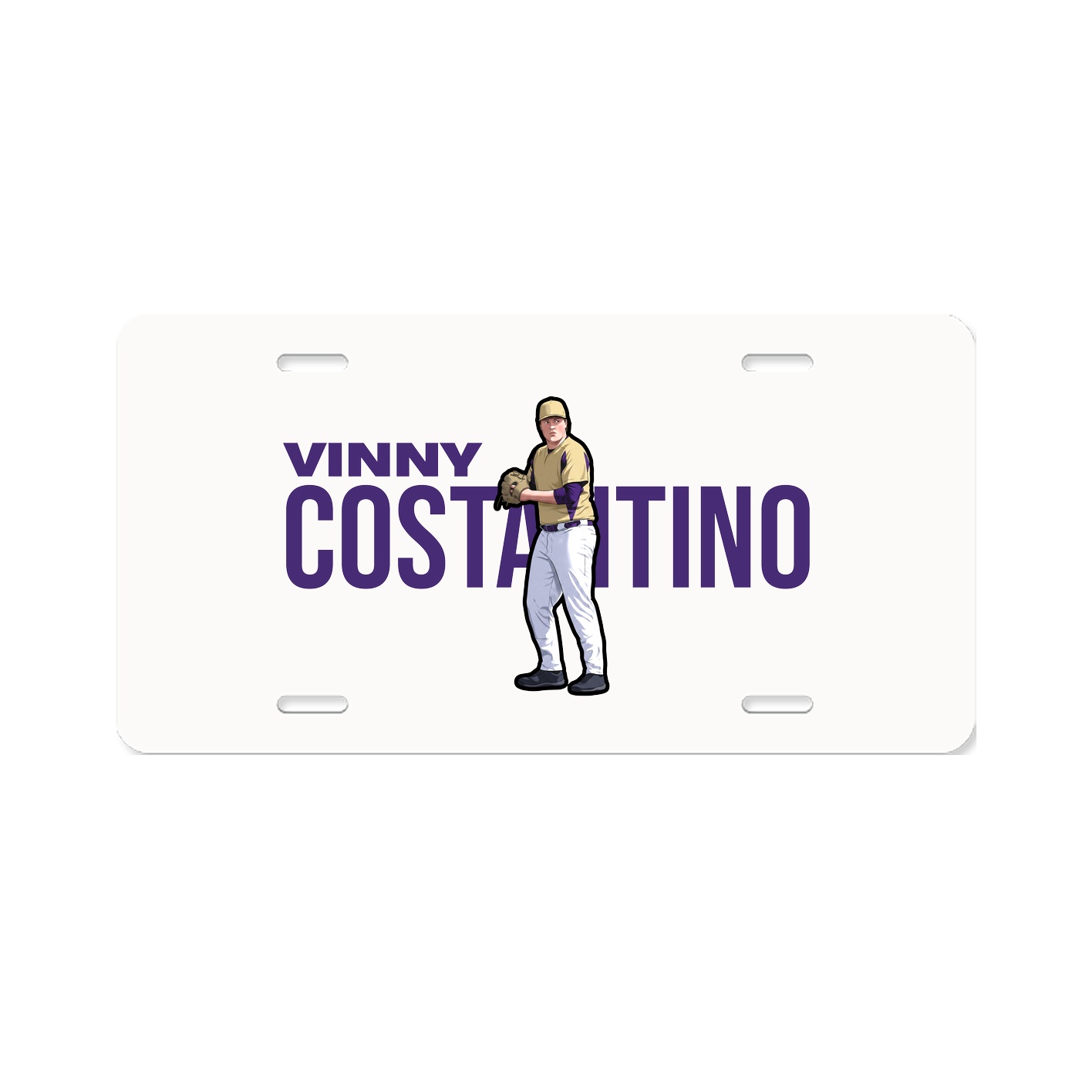 License Plate — Player Name in Classic