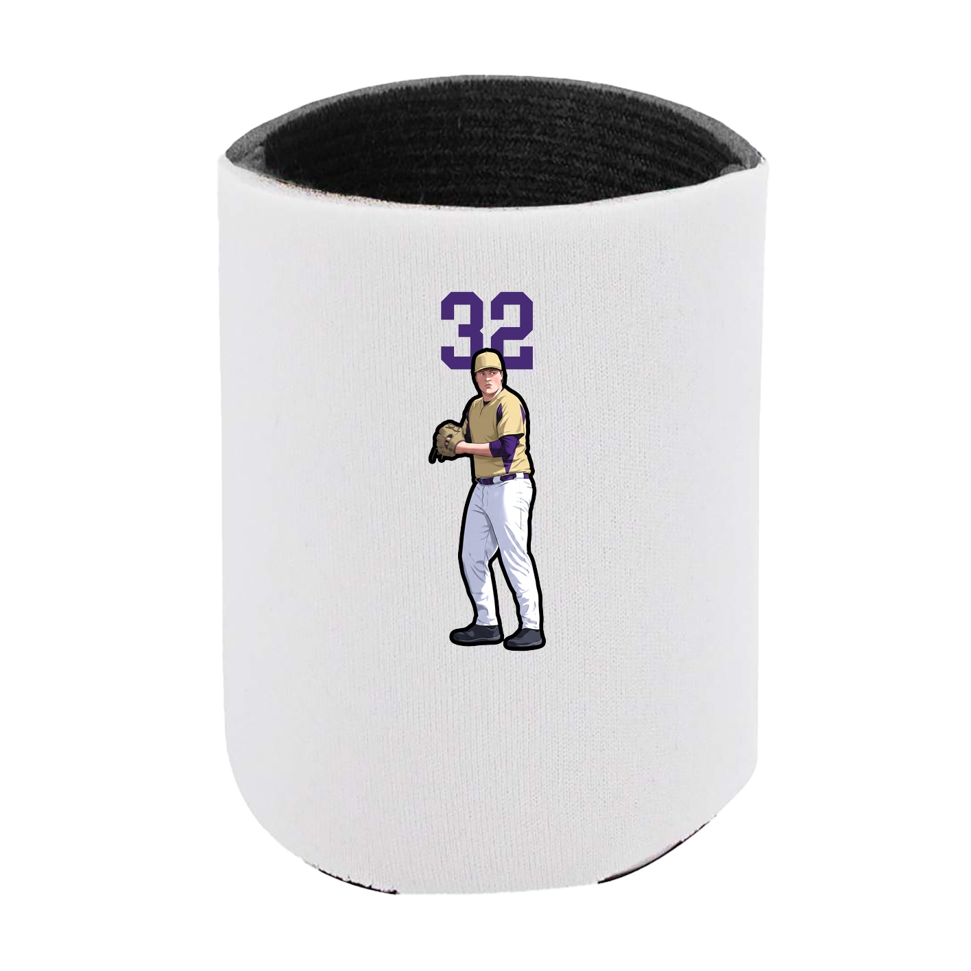 Can Holder — Number Top in White