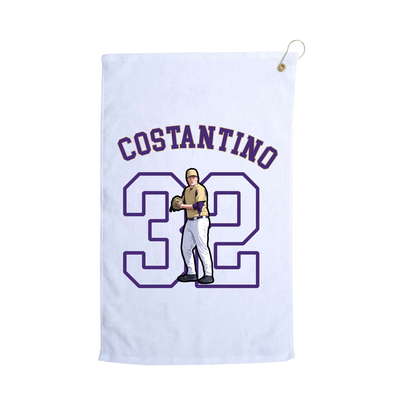 Golf Towel — Shirsey Arch in White
