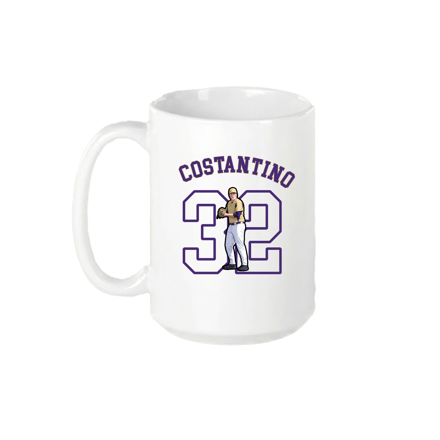 15oz Coffee Mug — Shirsey Arch in White
