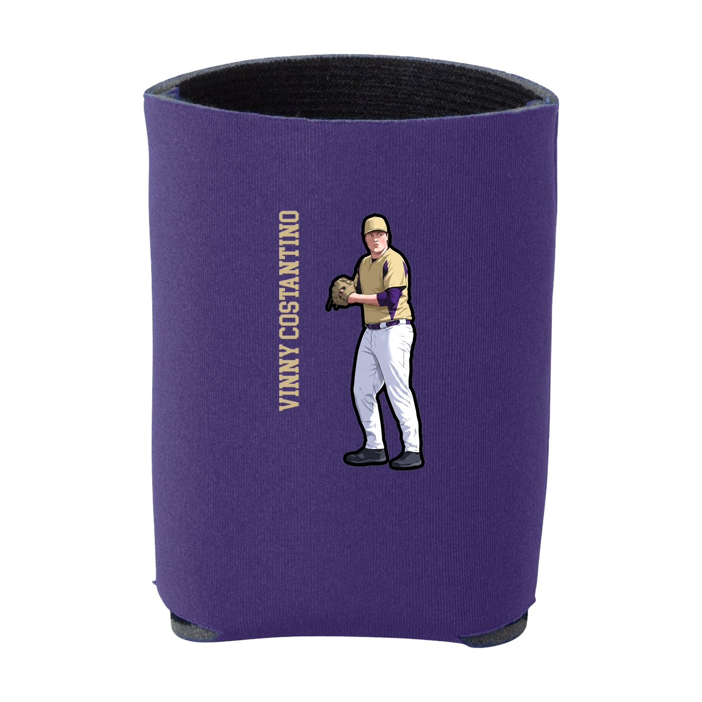 Can Holder — Name Vertical in Purple