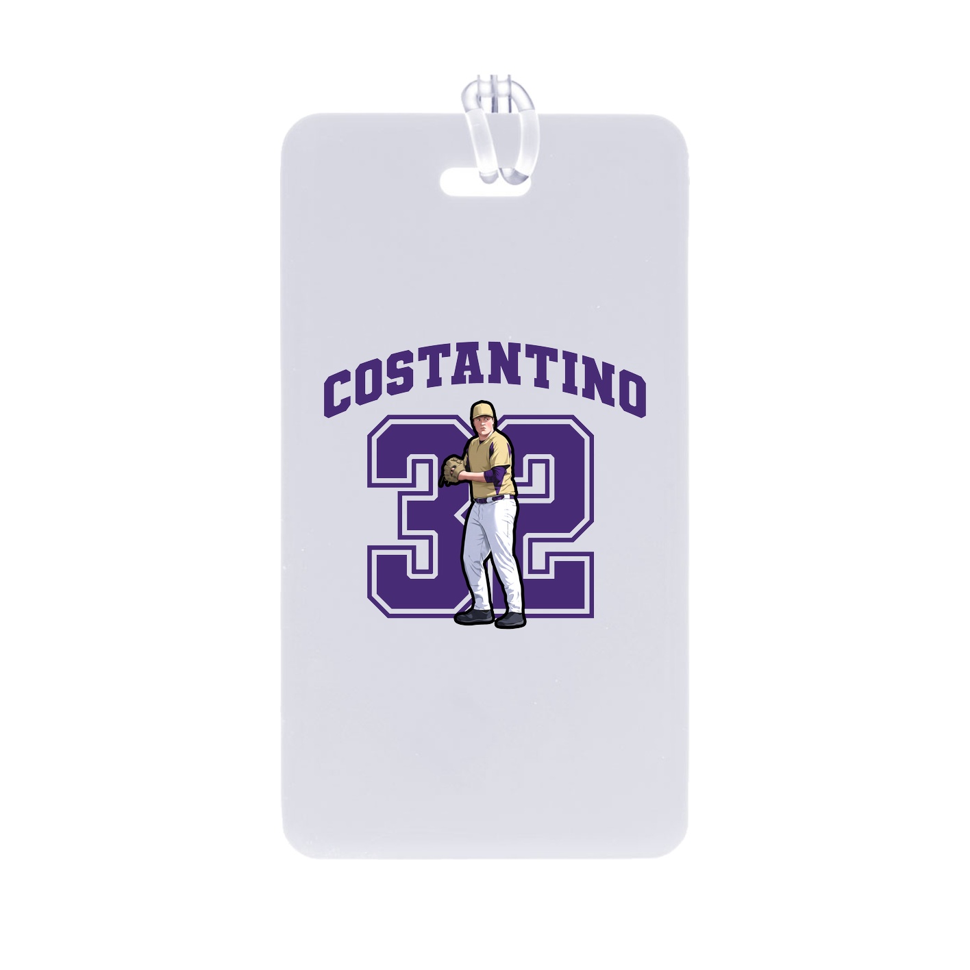Bag Tag — Number in Classic