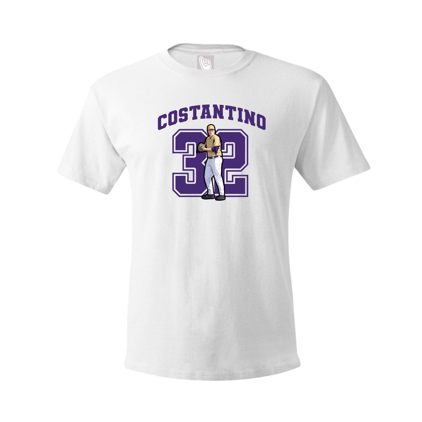 Tee — Number in White