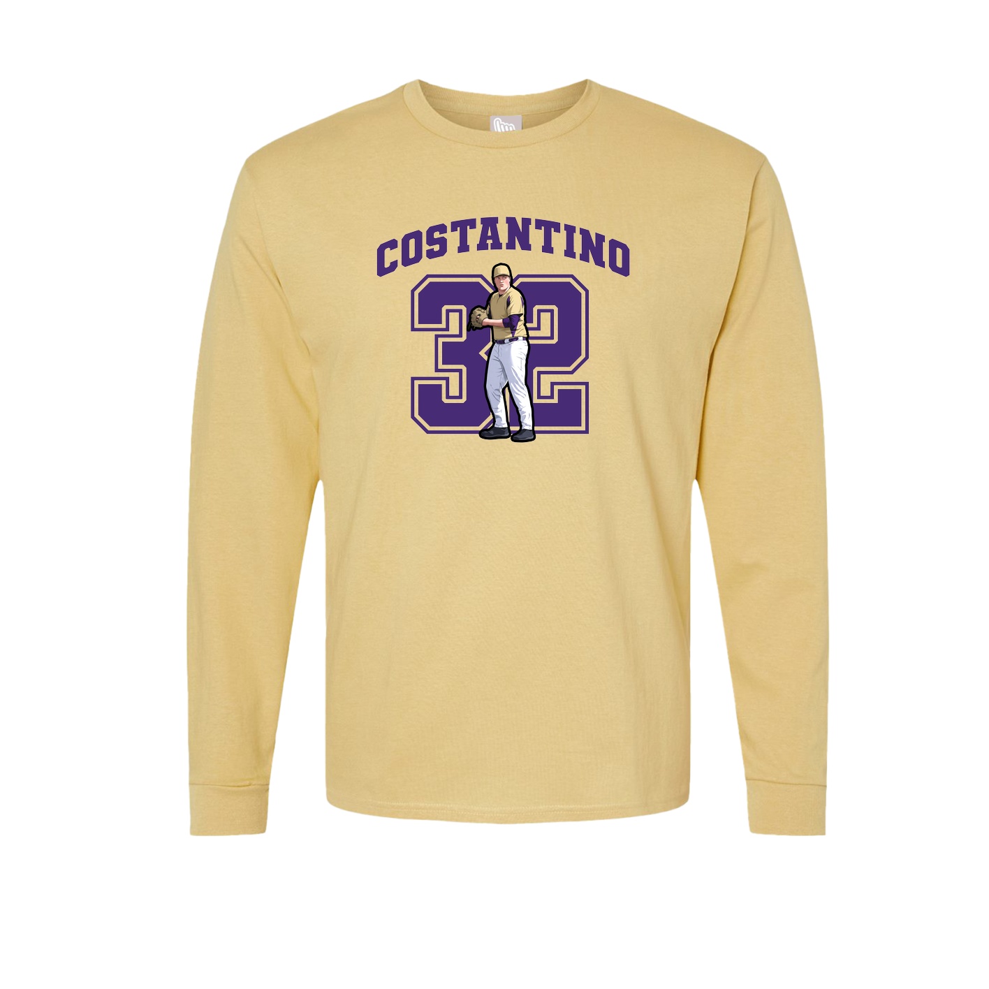 Long Sleeve Tee — Number in Vegas Gold