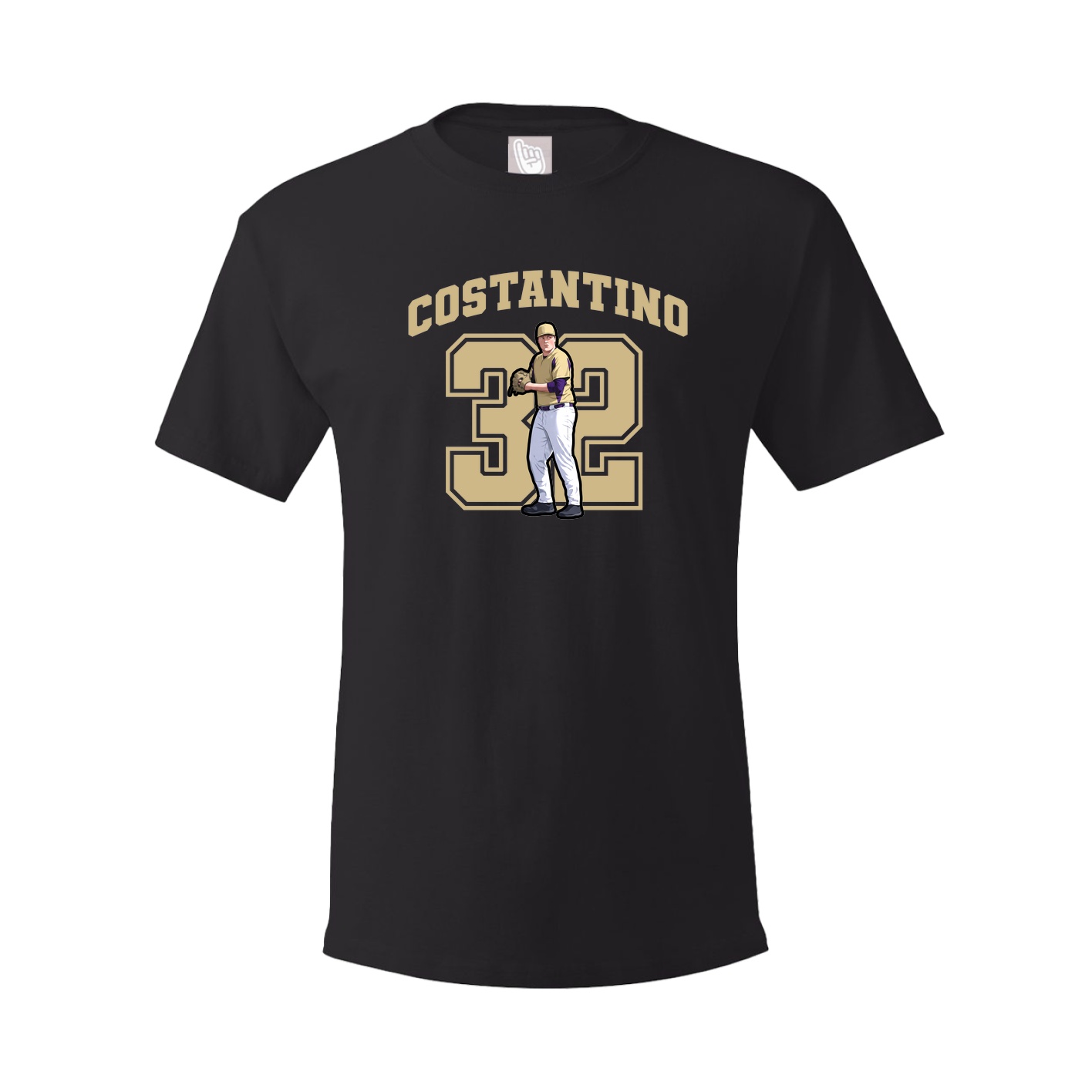 Youth Tee — Number in Black