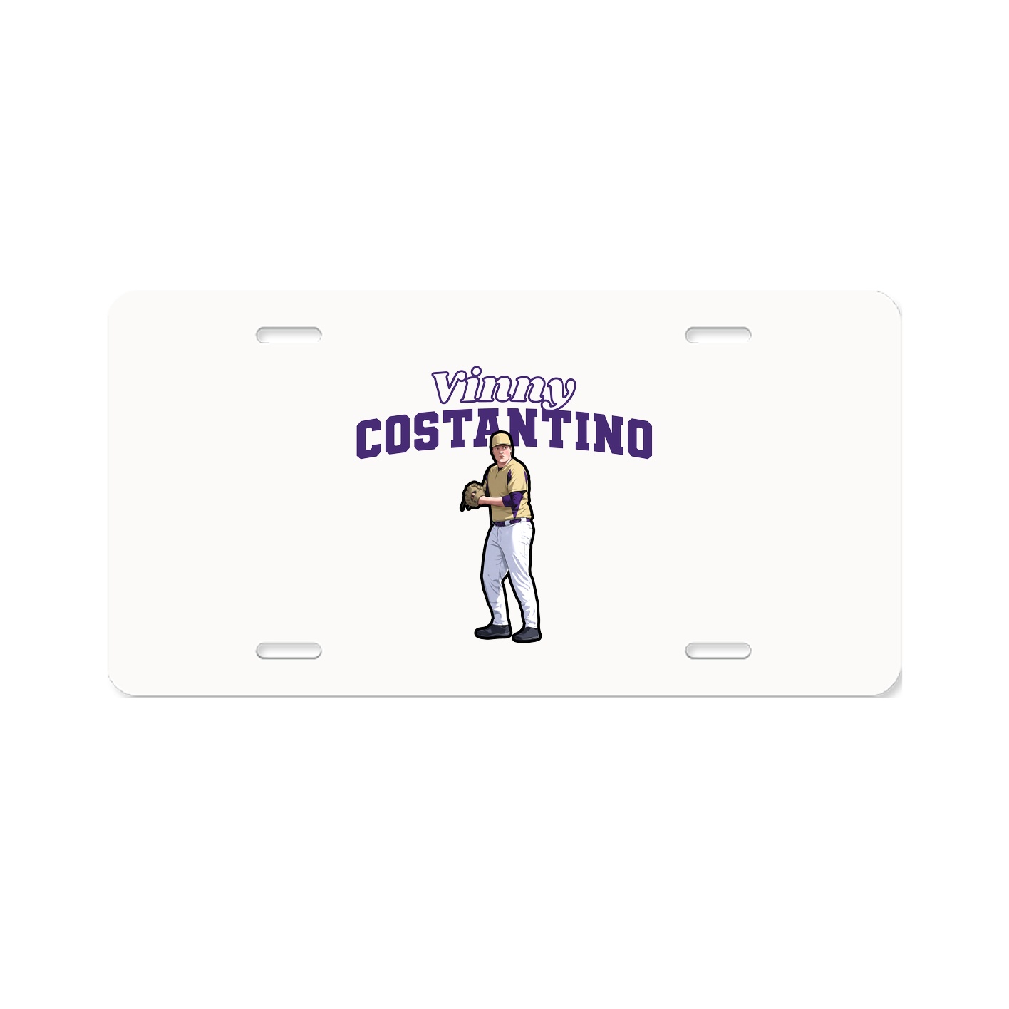 License Plate — Name Arch in Classic