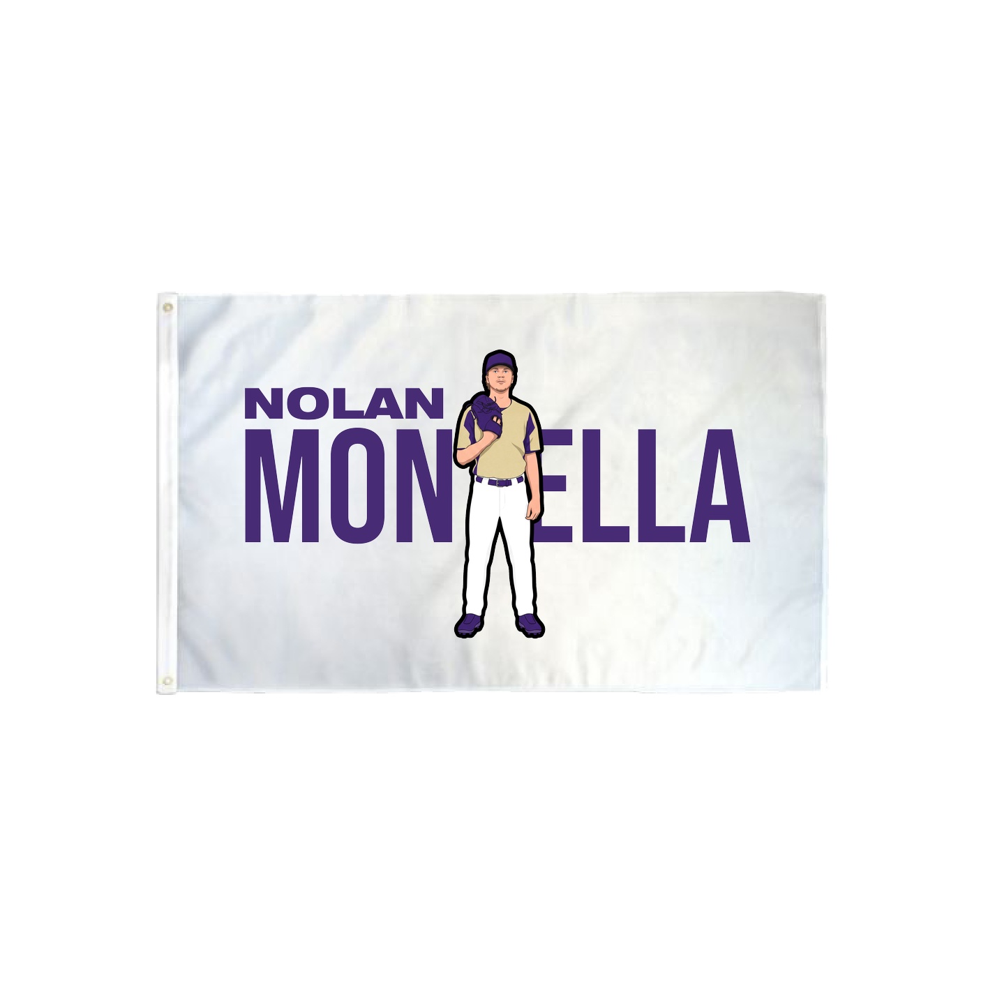 3x5 Flag — Player Name in Classic