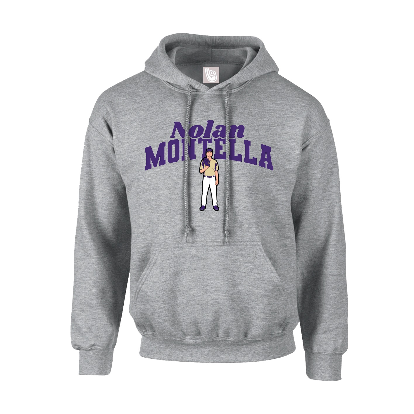 Hoodie — Signature Arch in Grey