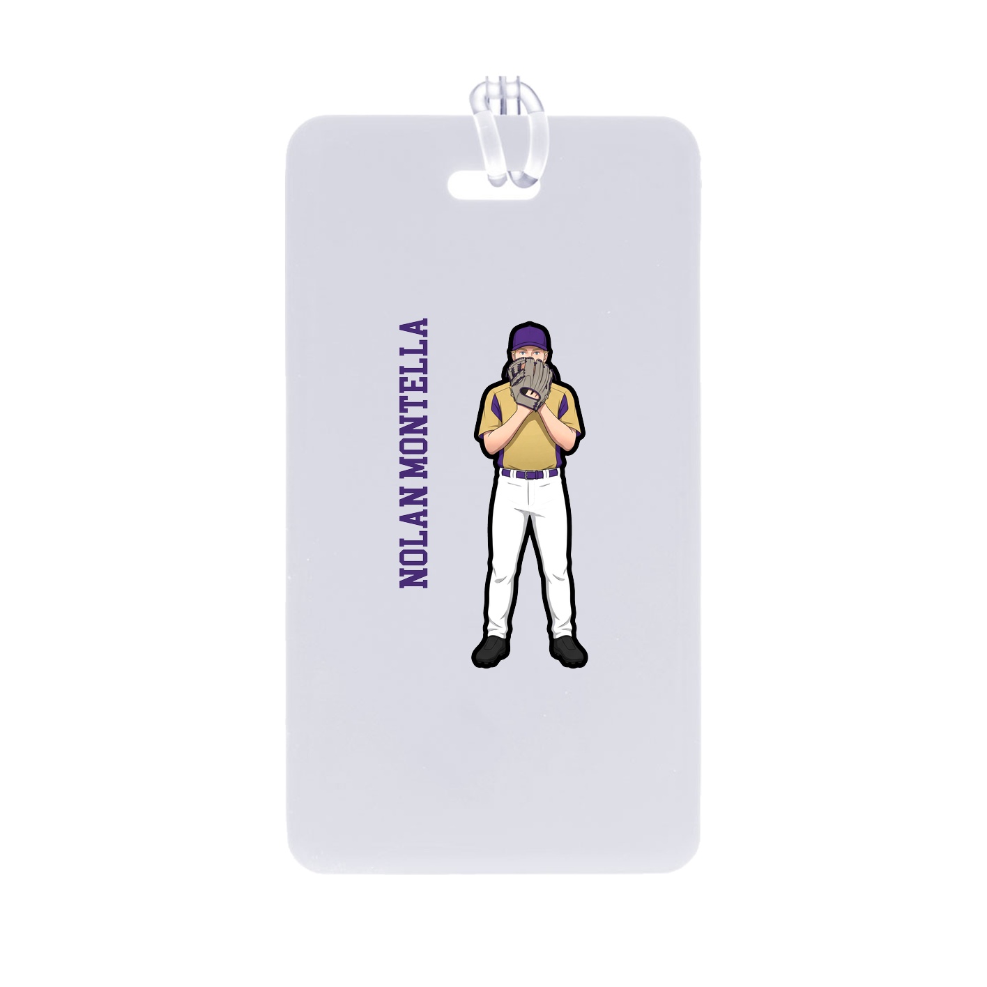 Bag Tag — Name Vertical in Classic