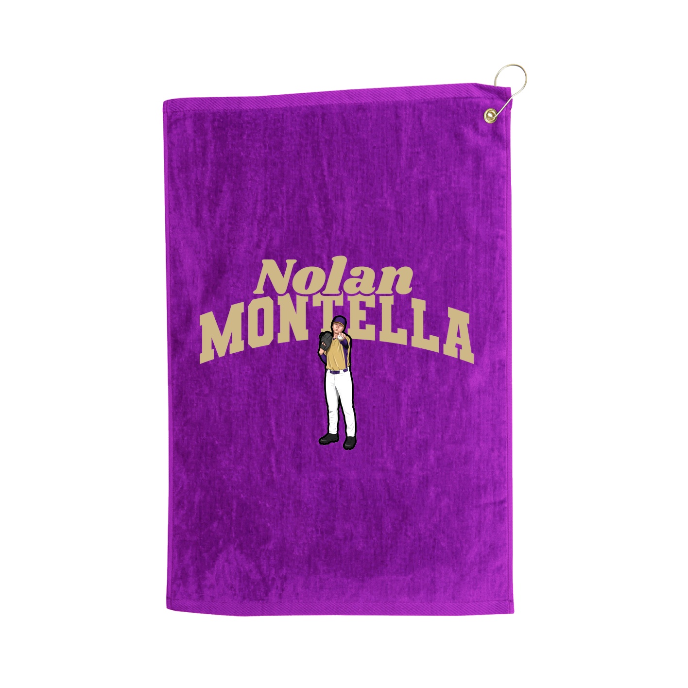 Golf Towel — Signature Arch in Purple