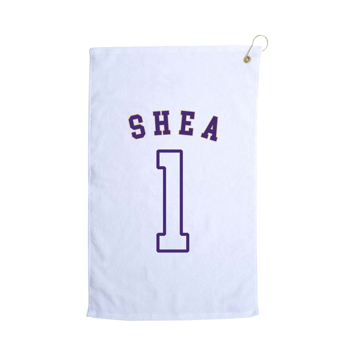 Golf Towel — Shirsey Arch in White