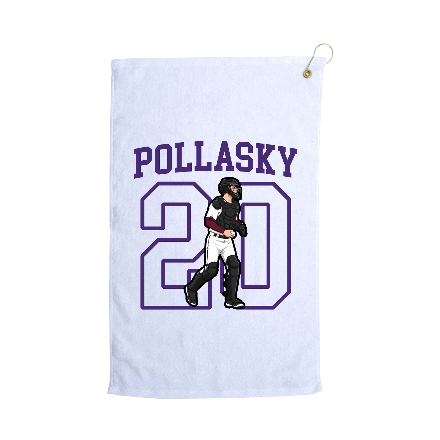 Golf Towel — Shirsey in White