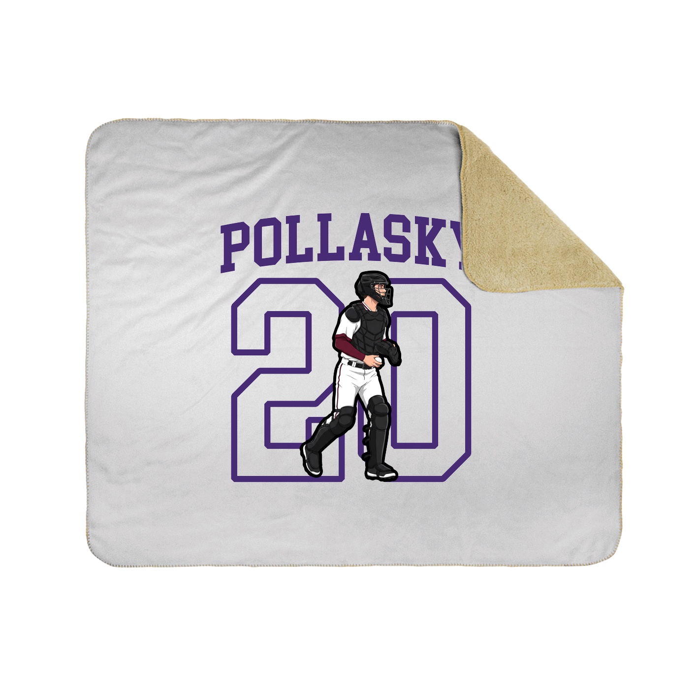 Throw Blanket — Shirsey in White