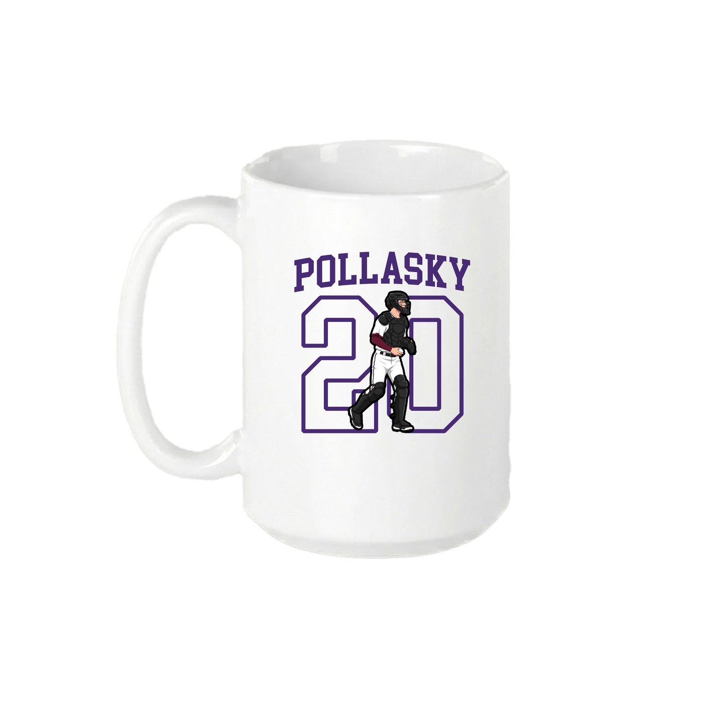 15oz Coffee Mug — Shirsey in White