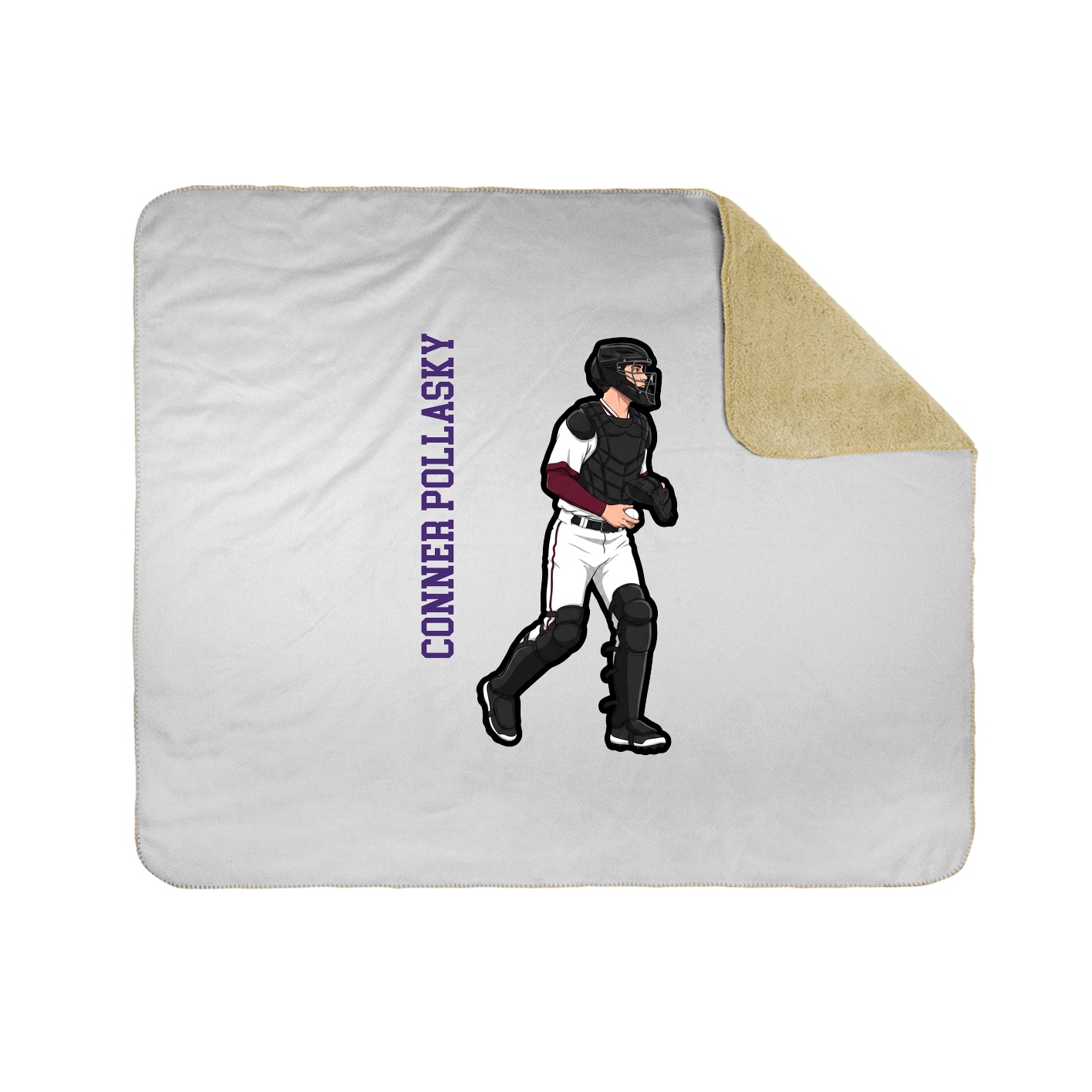 50x60 Sherpa Lined Throw Blanket