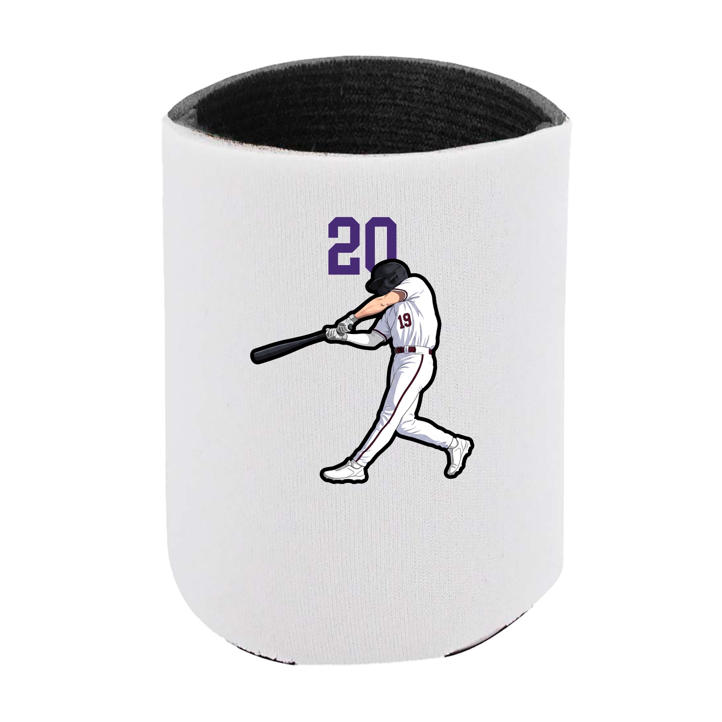 Can Holder — Number Top in White