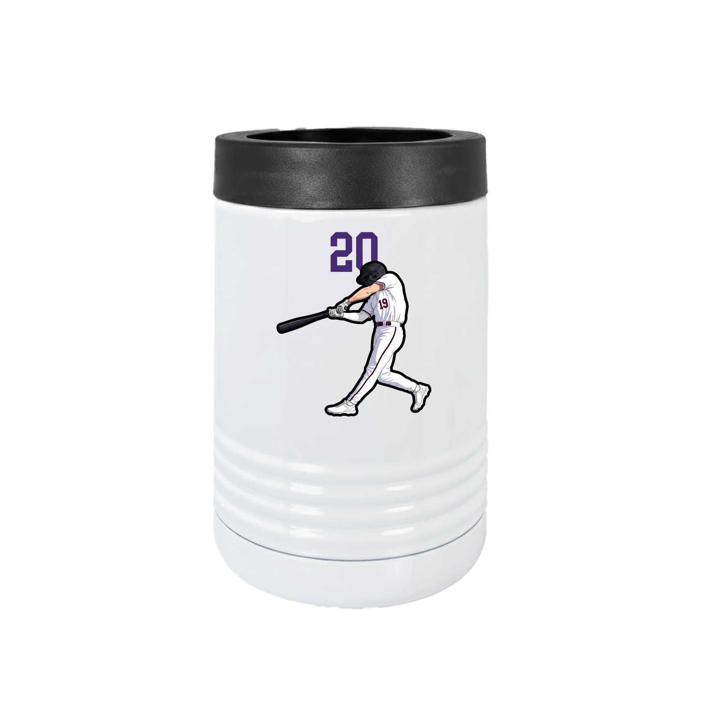 Beverage Holder — Number Top in White
