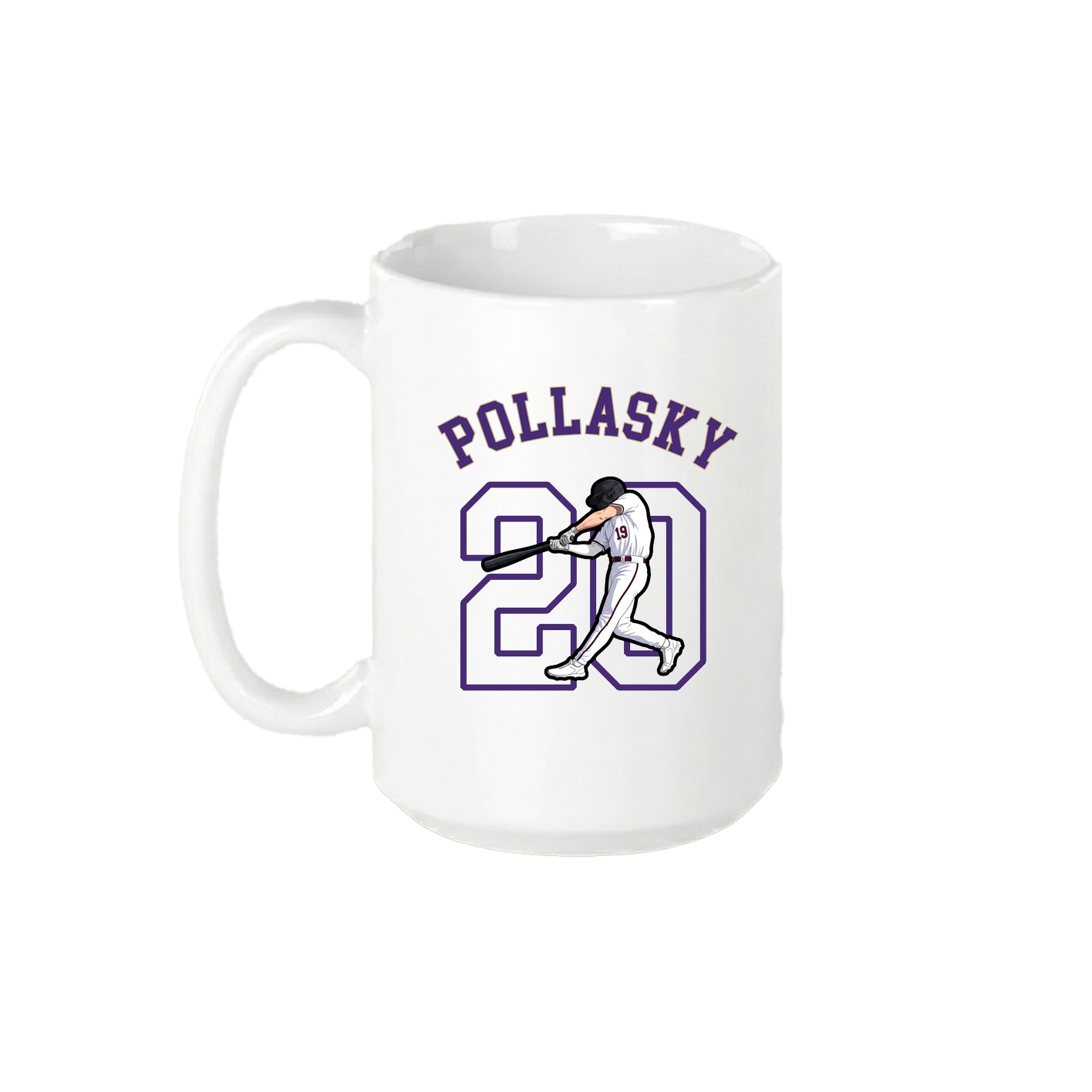 15oz Coffee Mug — Shirsey Arch in White