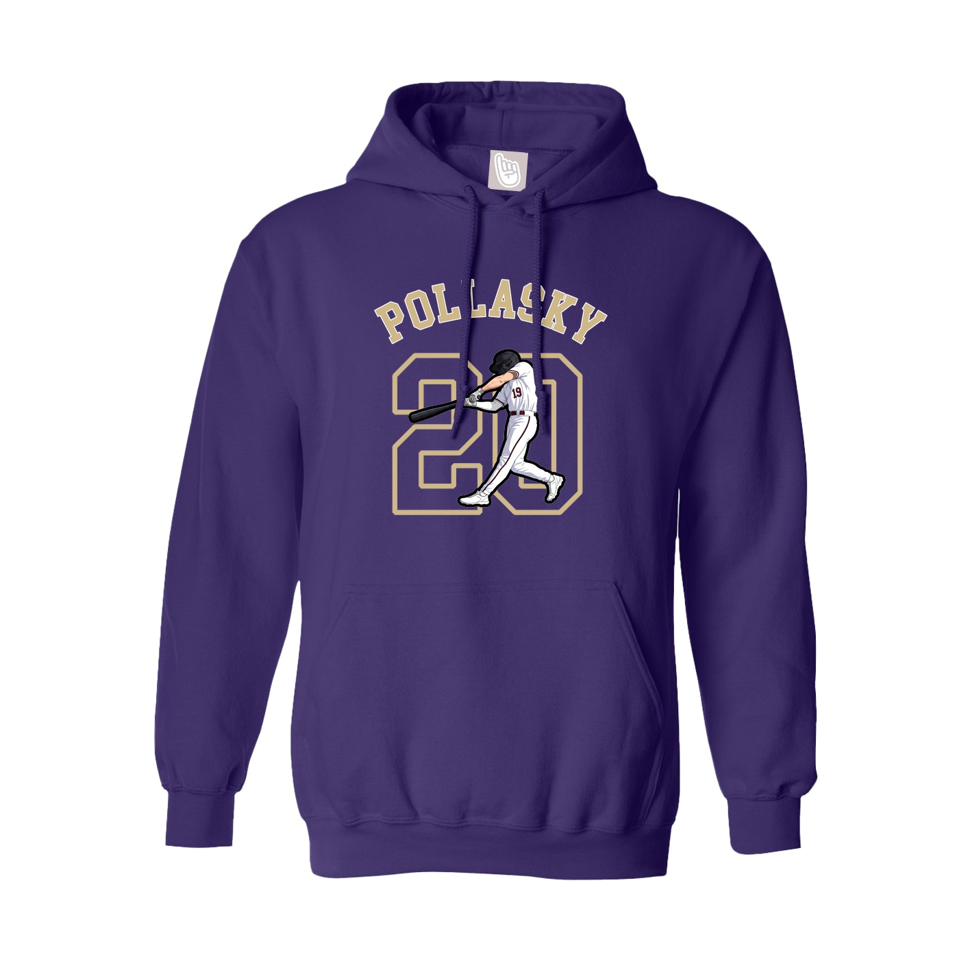 Youth Hoodie — Shirsey Arch in Purple