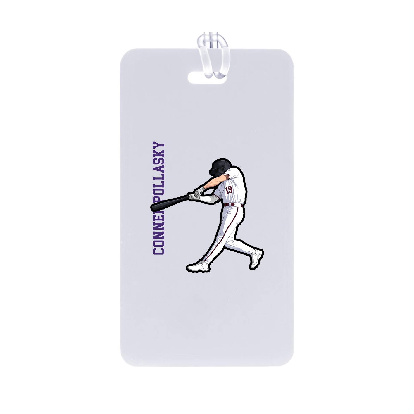 Bag Tag — Name Vertical in Classic