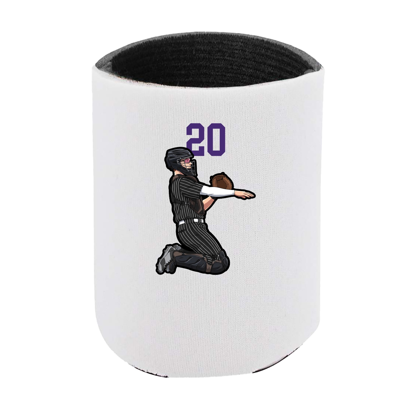 Can Holder — Number Top in White