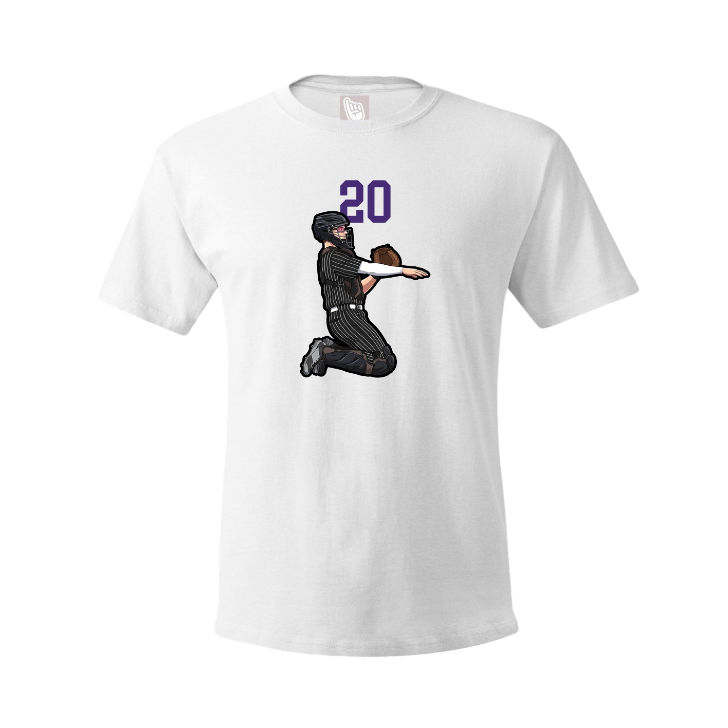 Tee — Number Top in White