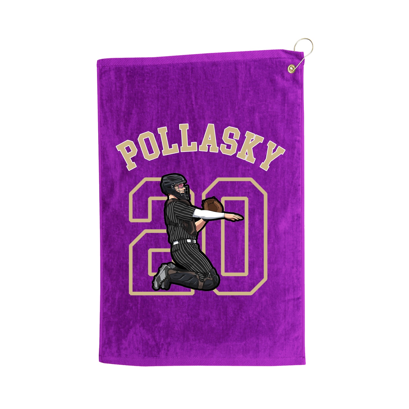 Golf Towel — Shirsey Arch in Purple
