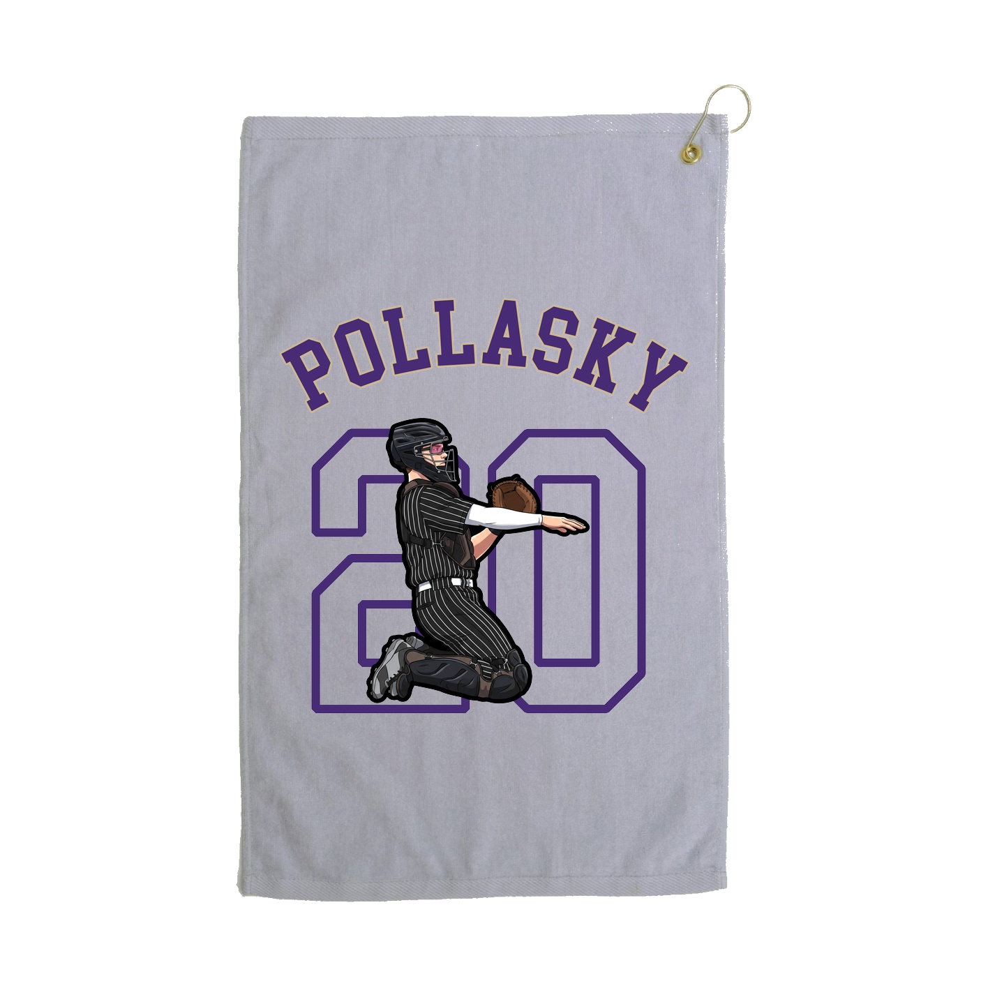 Golf Towel — Shirsey Arch in Grey