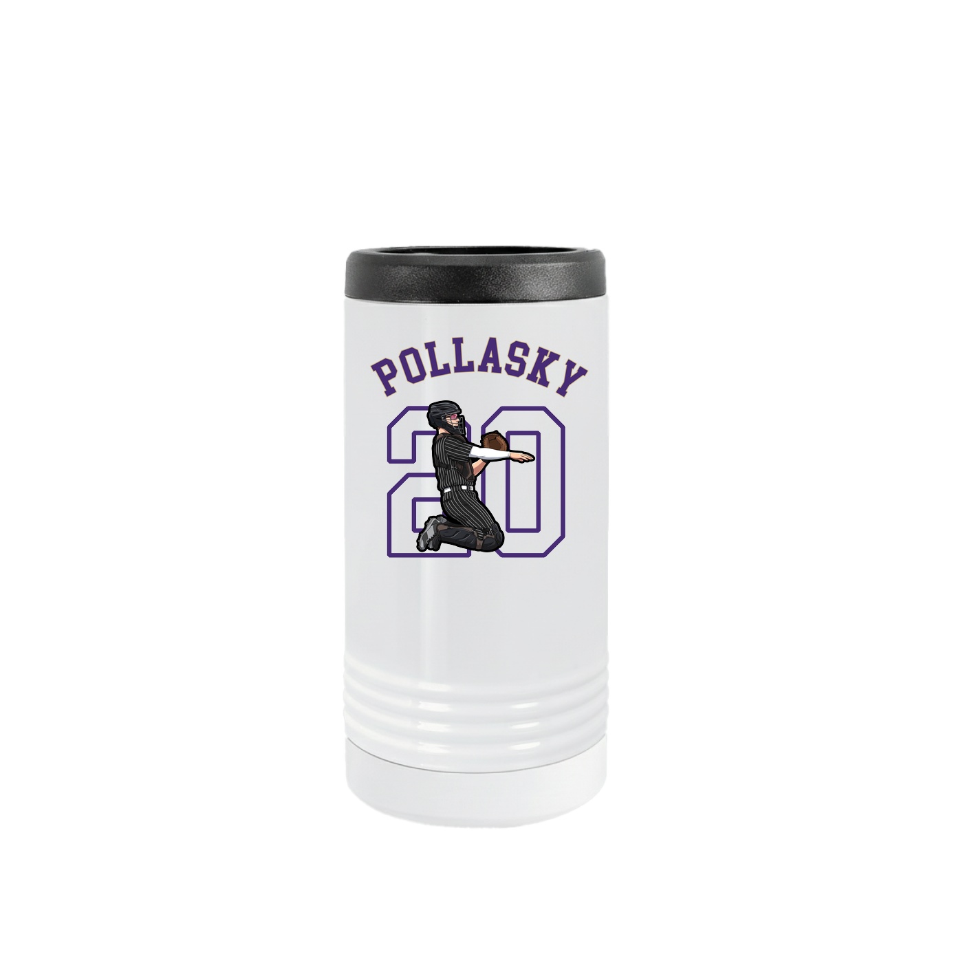 Slim Beverage Holder — Shirsey Arch in White