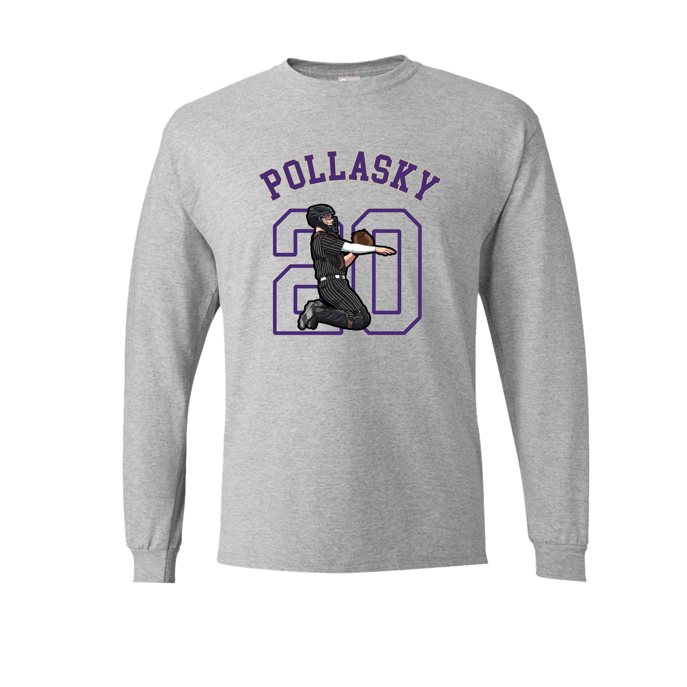 Long Sleeve Tee — Shirsey Arch in Grey