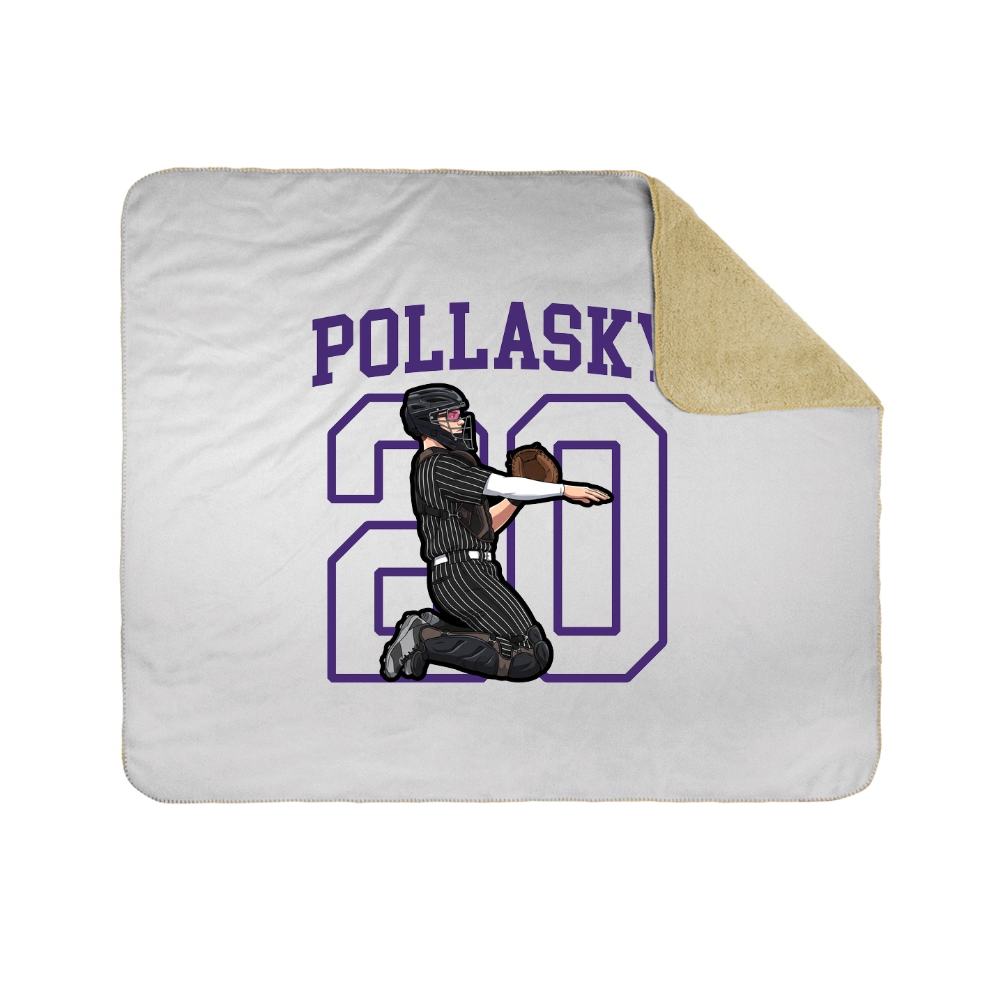 Throw Blanket — Shirsey in White