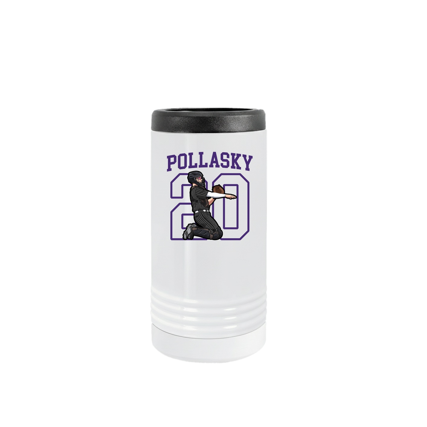 Slim Beverage Holder — Shirsey in White