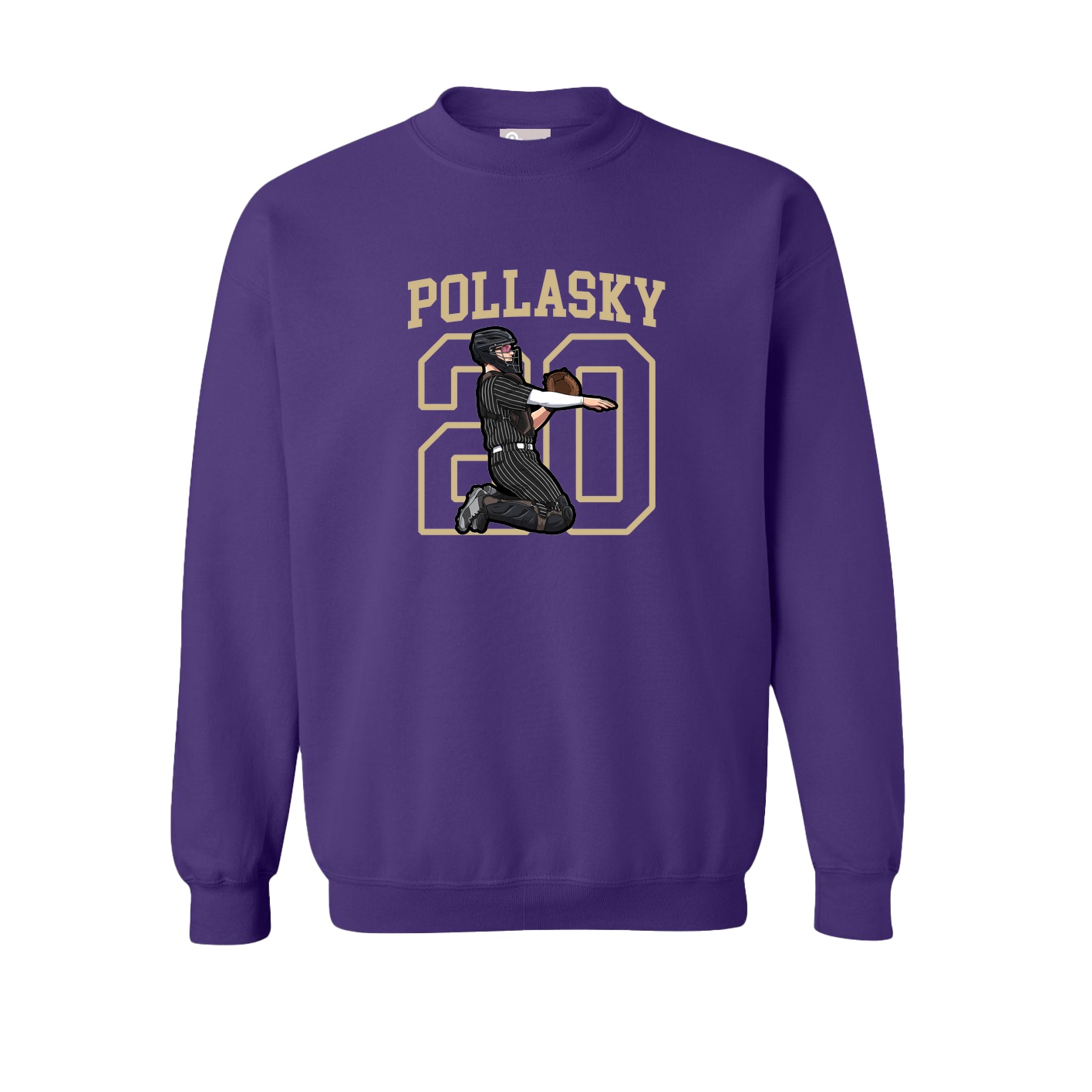 Fleece Crew — Shirsey in Purple