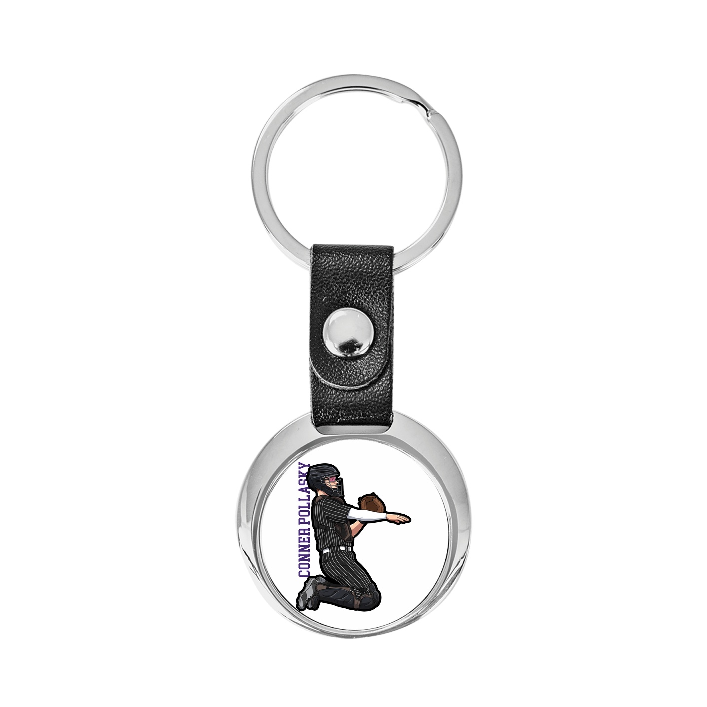 Key Chain — Name Vertical in Classic