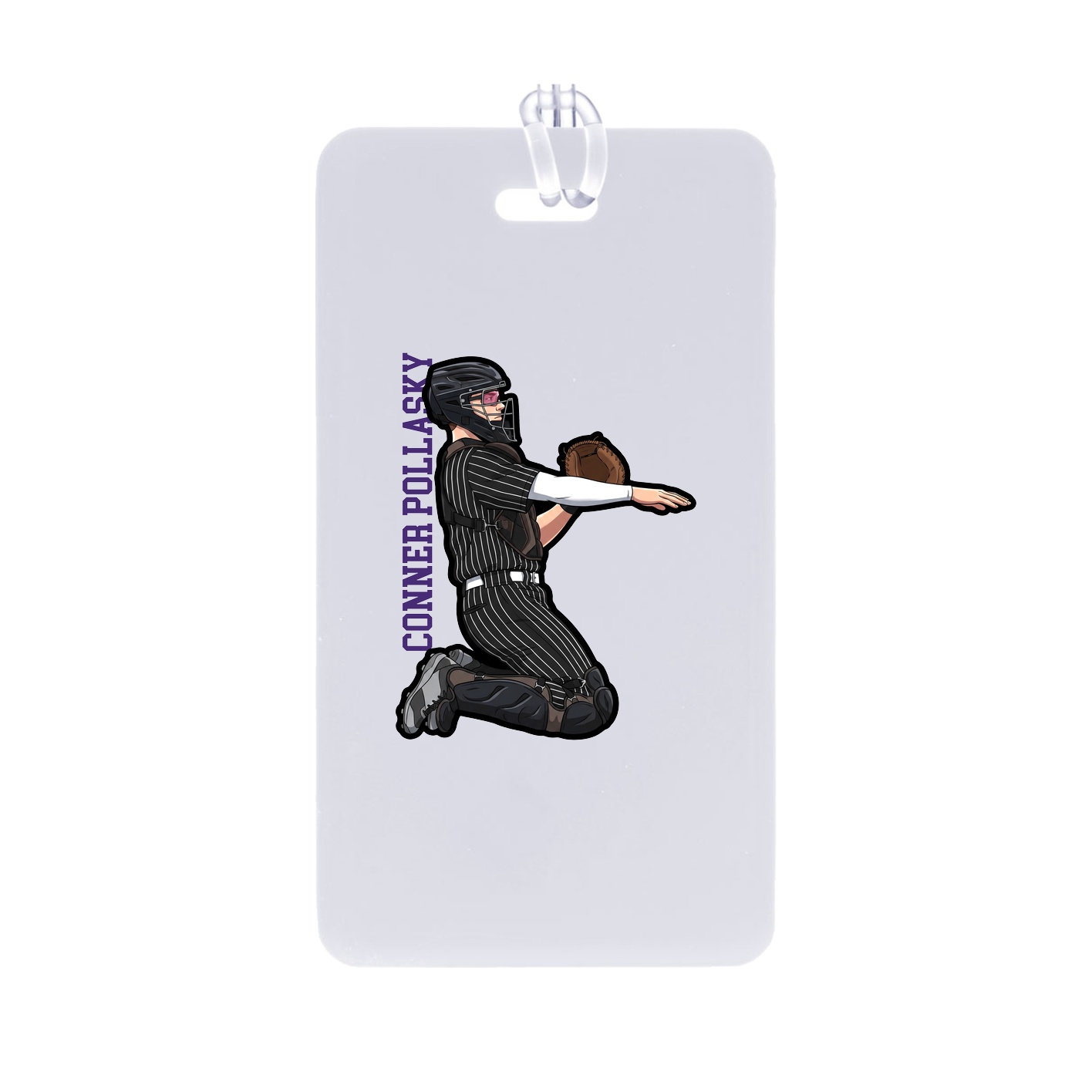 Bag Tag — Name Vertical in Classic